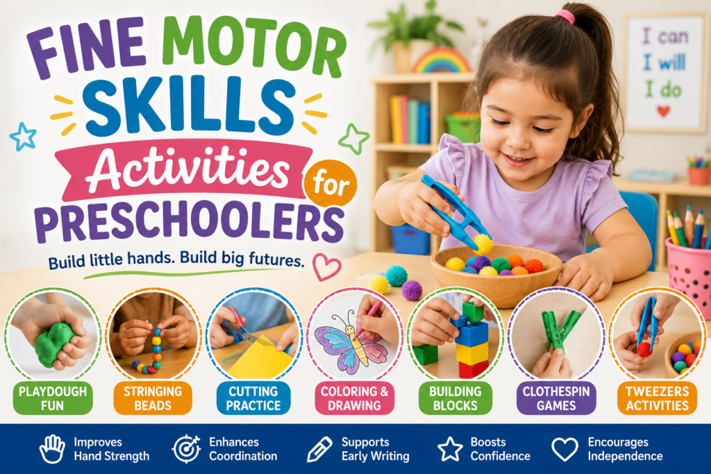 Fine Motor Skills Activities for Preschoolers